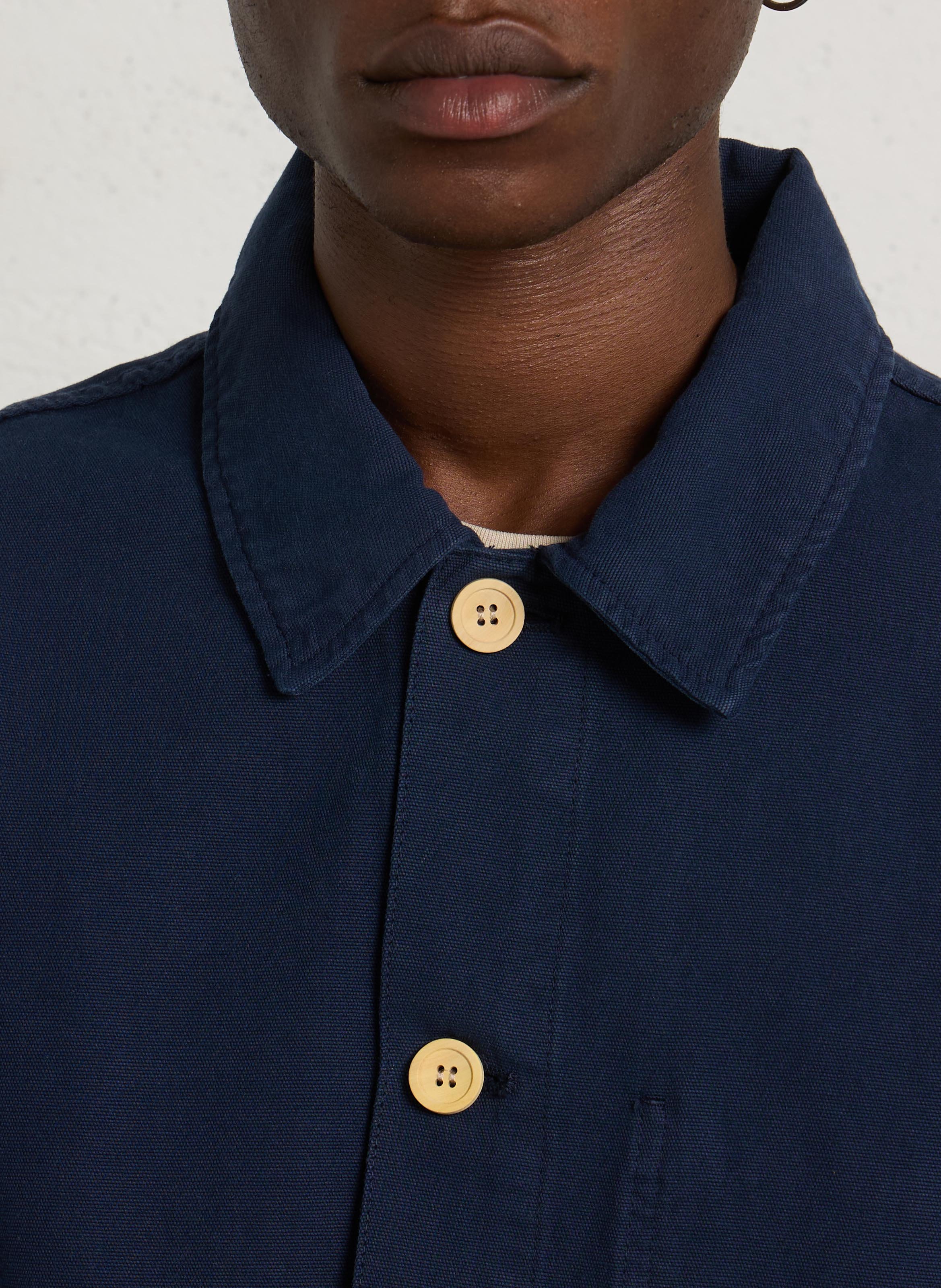 Veste droite en coton ARMOR-LUX Bleu