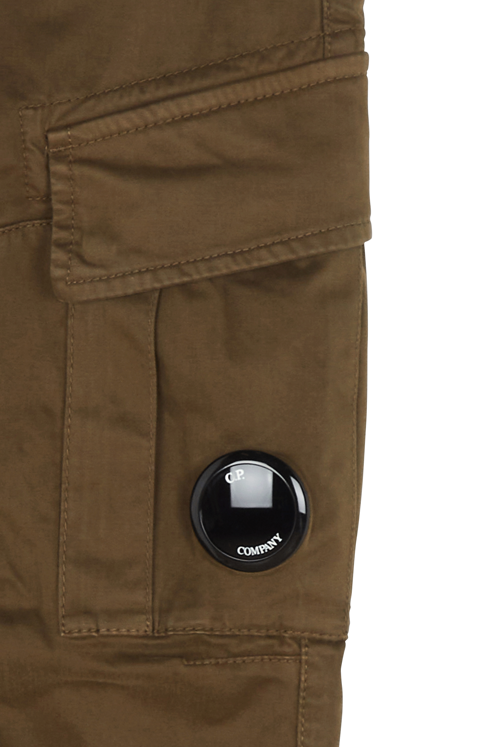 Cargo cargo pant in stretch satin CP COMPANY Vert