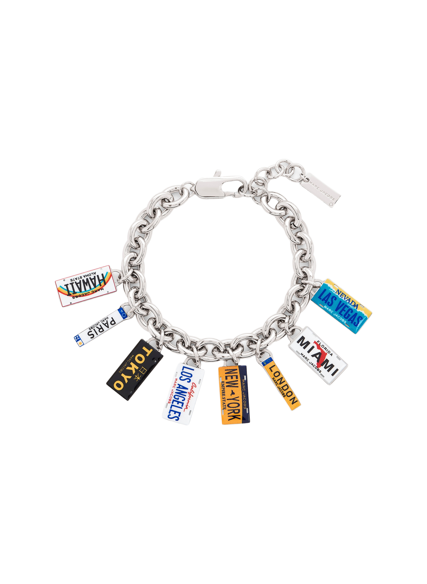 Bracelet charms The Cities License Plates MARC JACOBS Multicolore