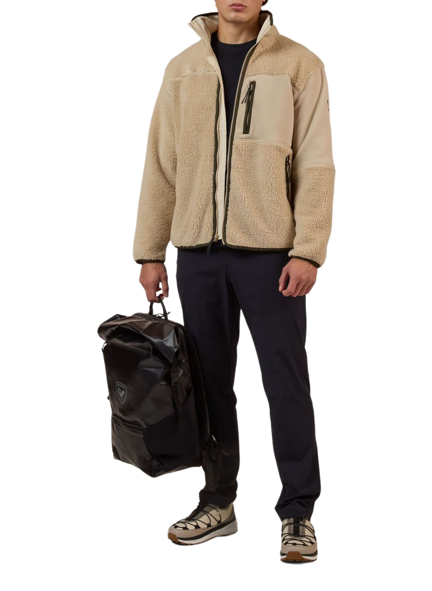 Veste polaire col montant sherpa ROSSIGNOL Beige
