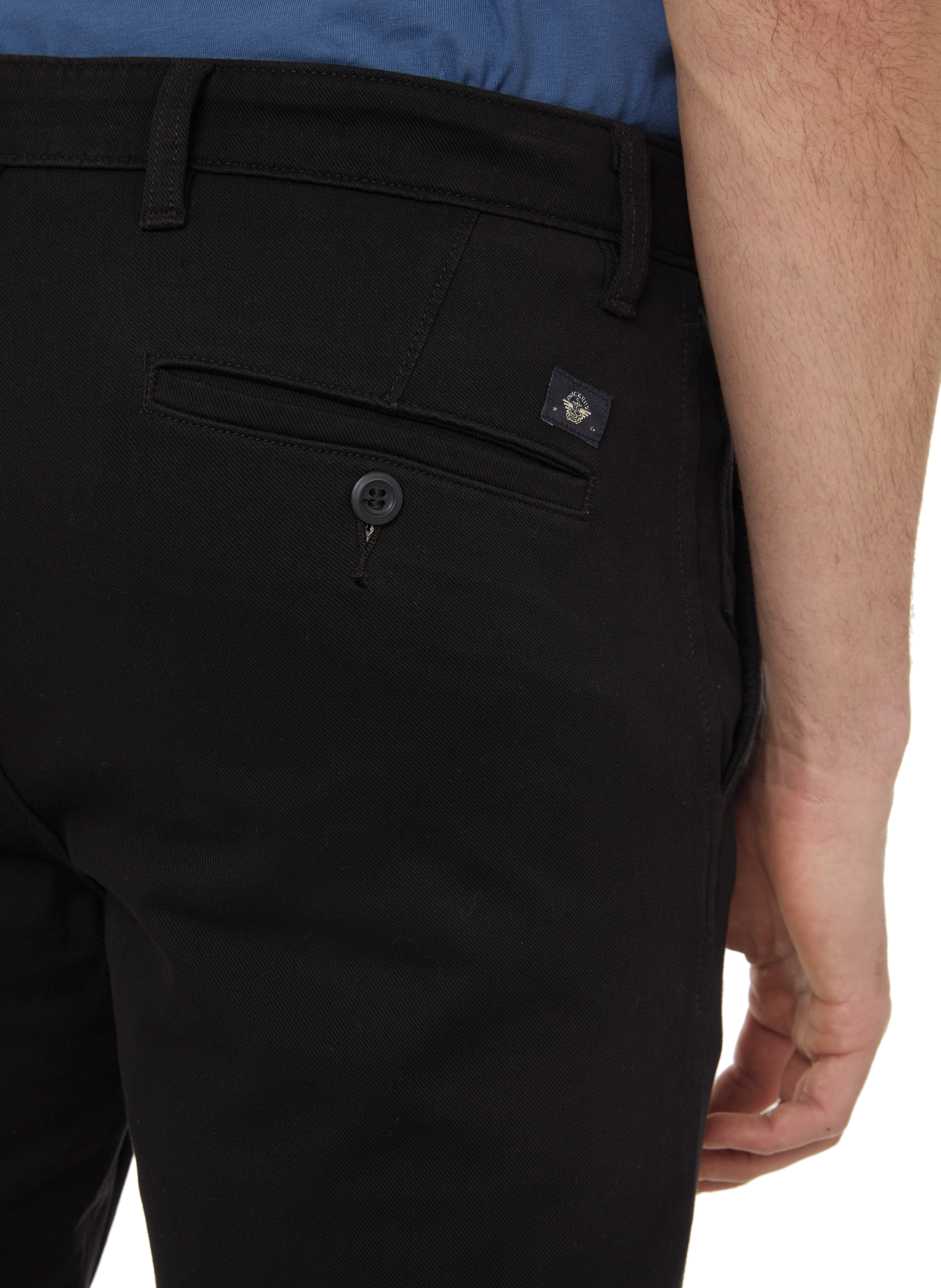 Skinny cotton-blend trousers DOCKERS Black