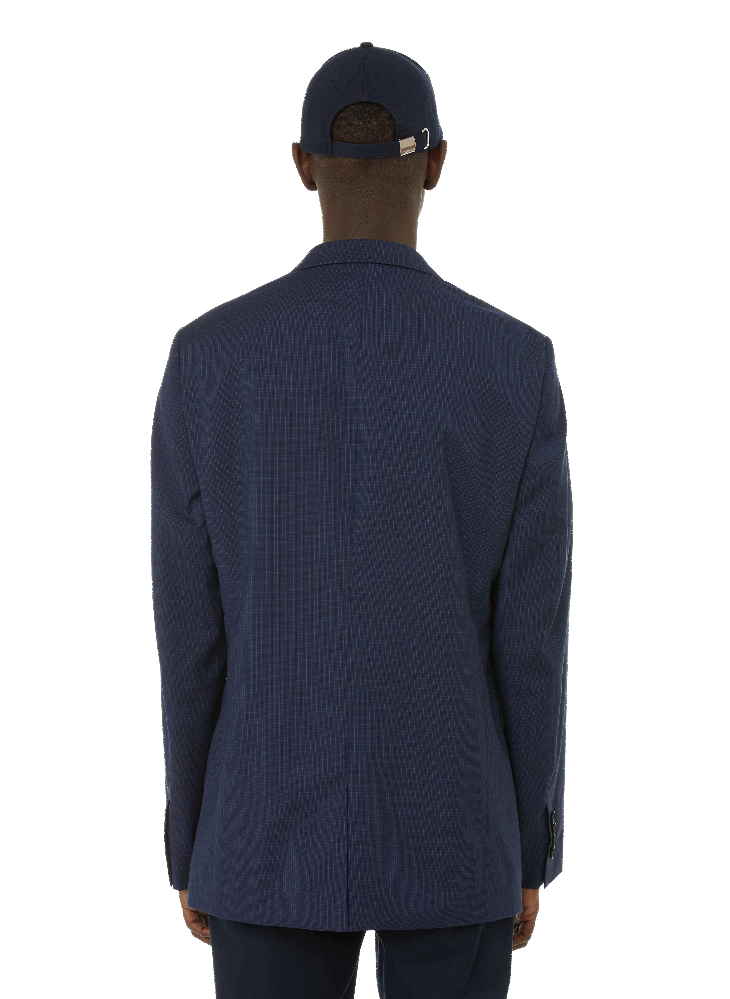 Wool check jacket SAISON 1865 Blue