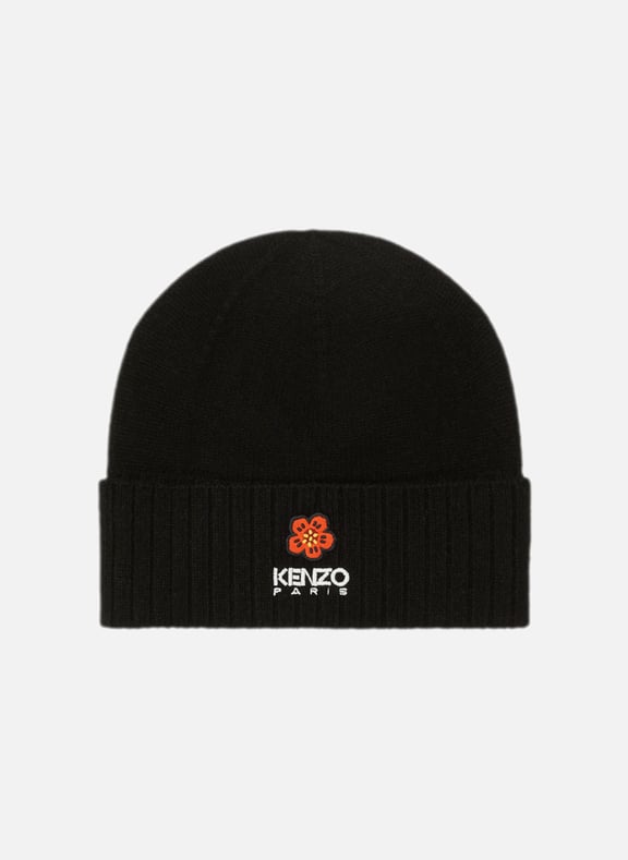 Grey Kenzo Crest wool hat
