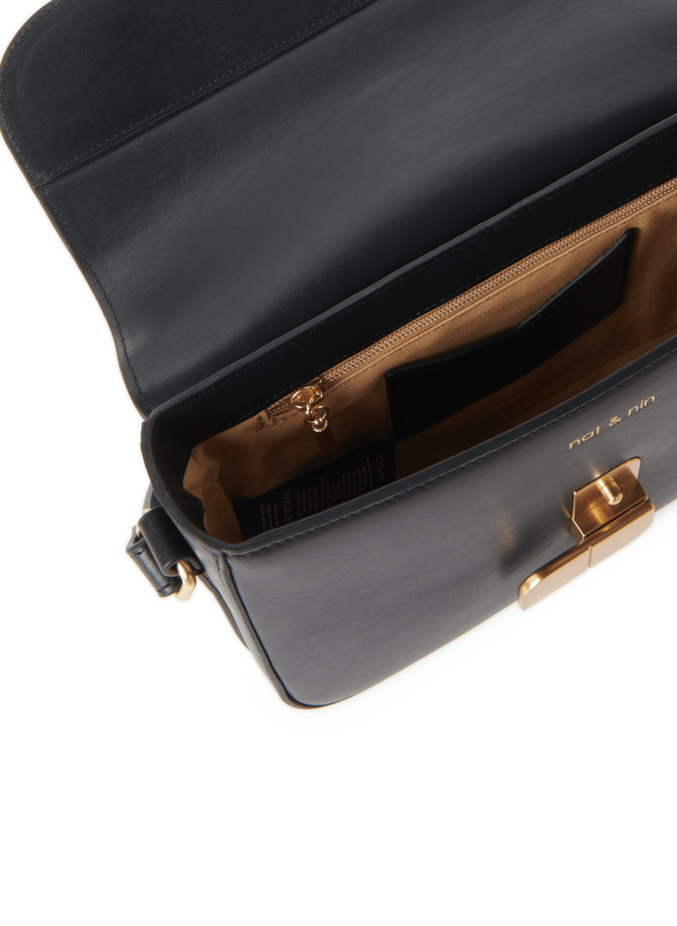 Sac à bandoulière Alice NAT &amp; NIN Noir