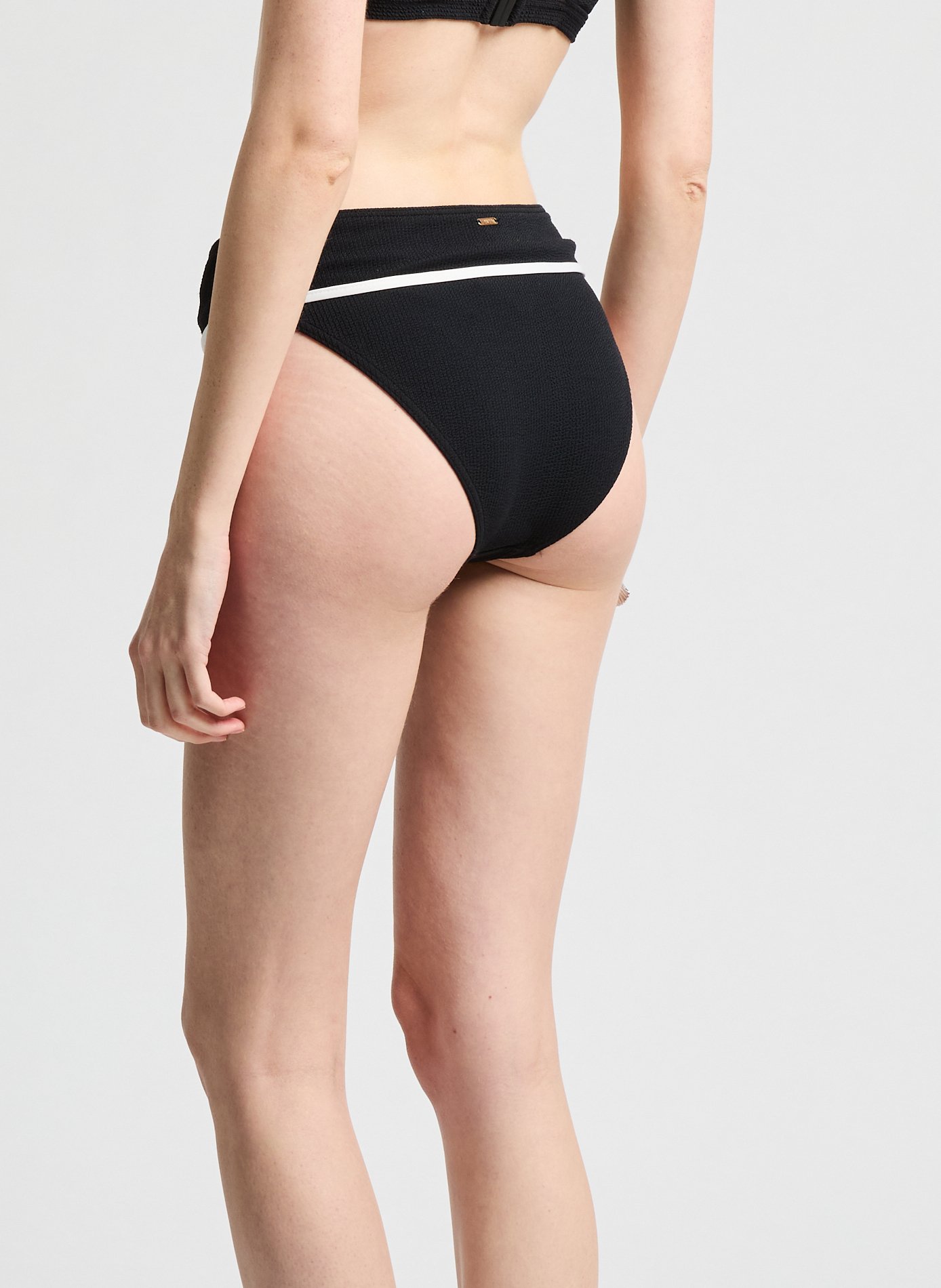 Ribbed bikini bottom LIVIA Blue