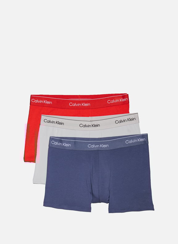 Lot de 3 boxers en coton Multicolore by CALVIN KLEIN CALVIN KLEIN Lot de 3 boxers en coton Multicolore