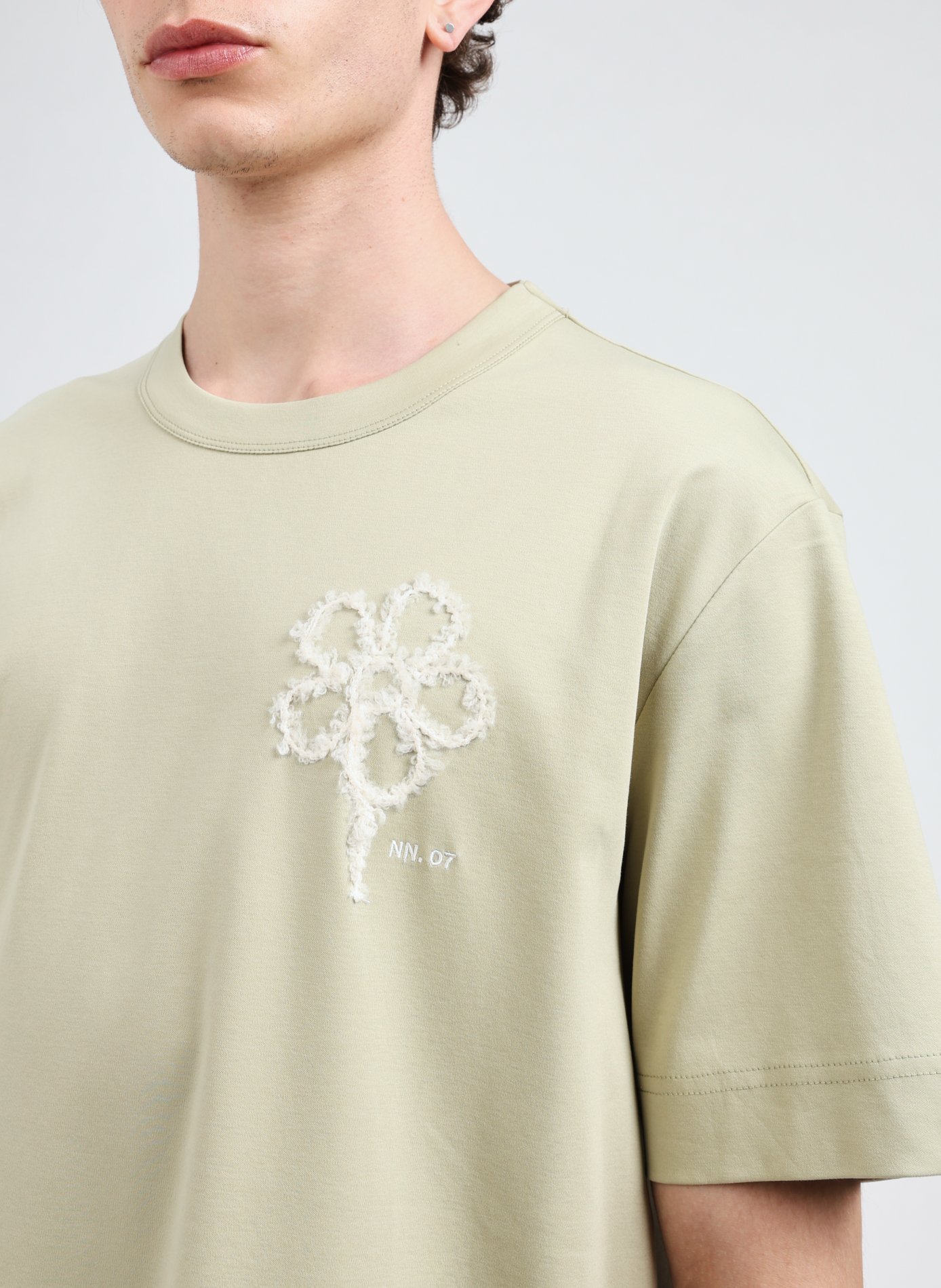 Pedro Cotton T-shirt NN.07 Beige