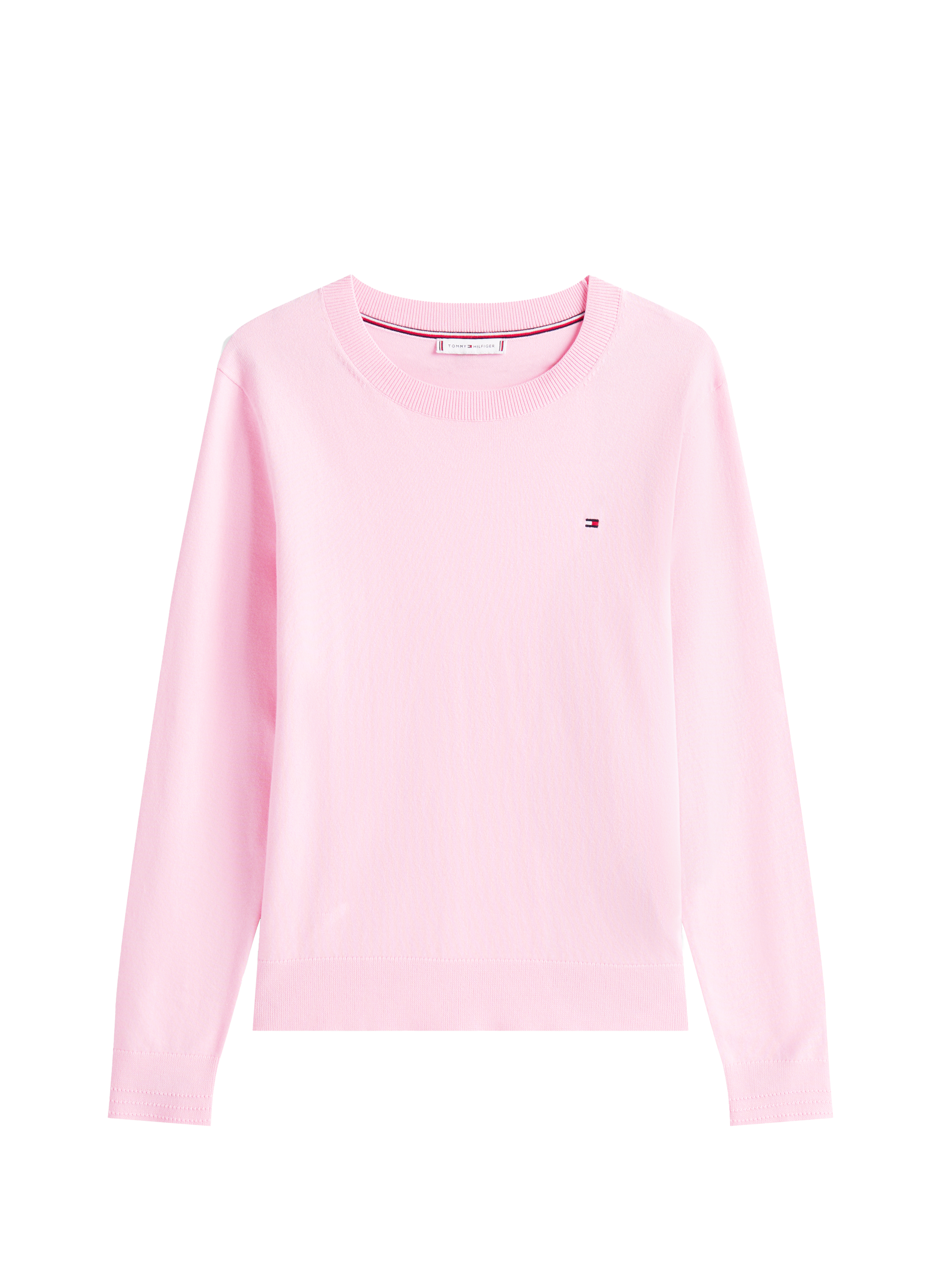 Pull à col ras-du-cou TOMMY HILFIGER Rose