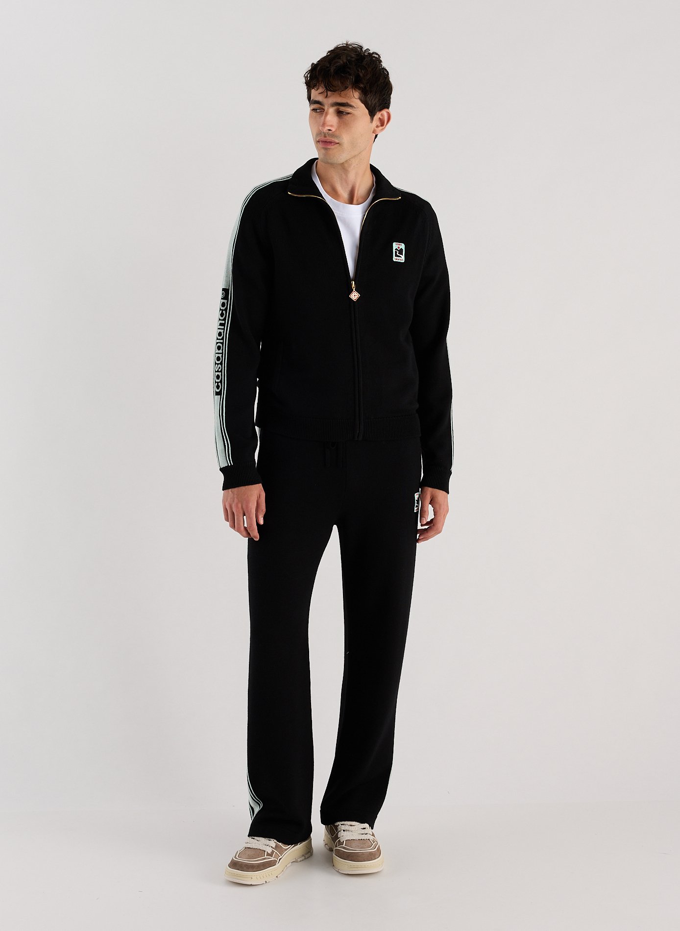 Zip-up hoodie CASABLANCA PARIS Black