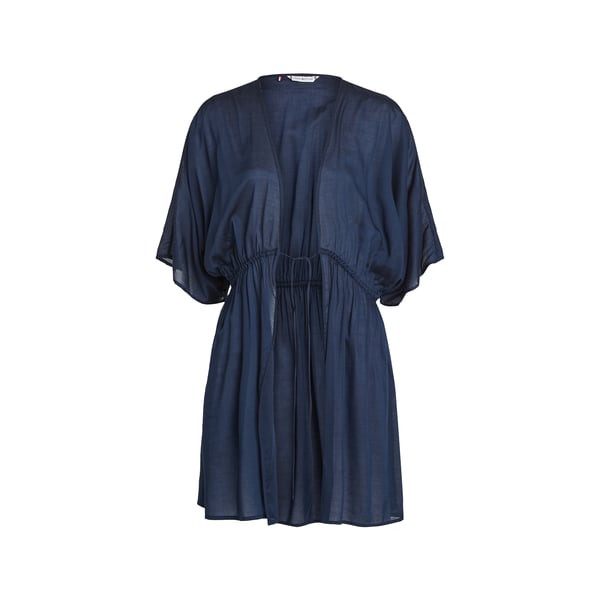 Tommy Hilfiger Robe De Plage Unie In Blue