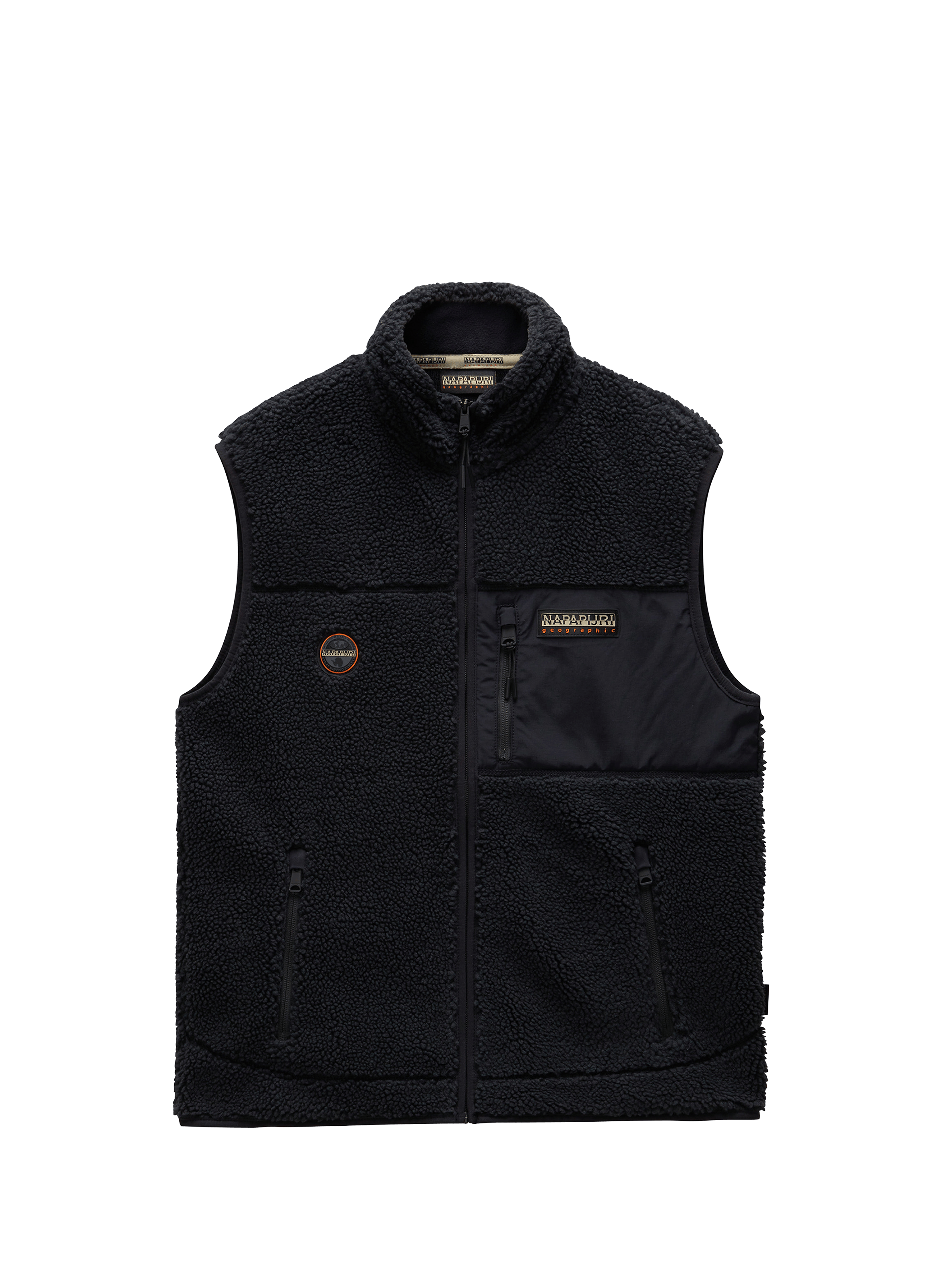 Sleeveless sherpa vest NAPAPIJRI Black