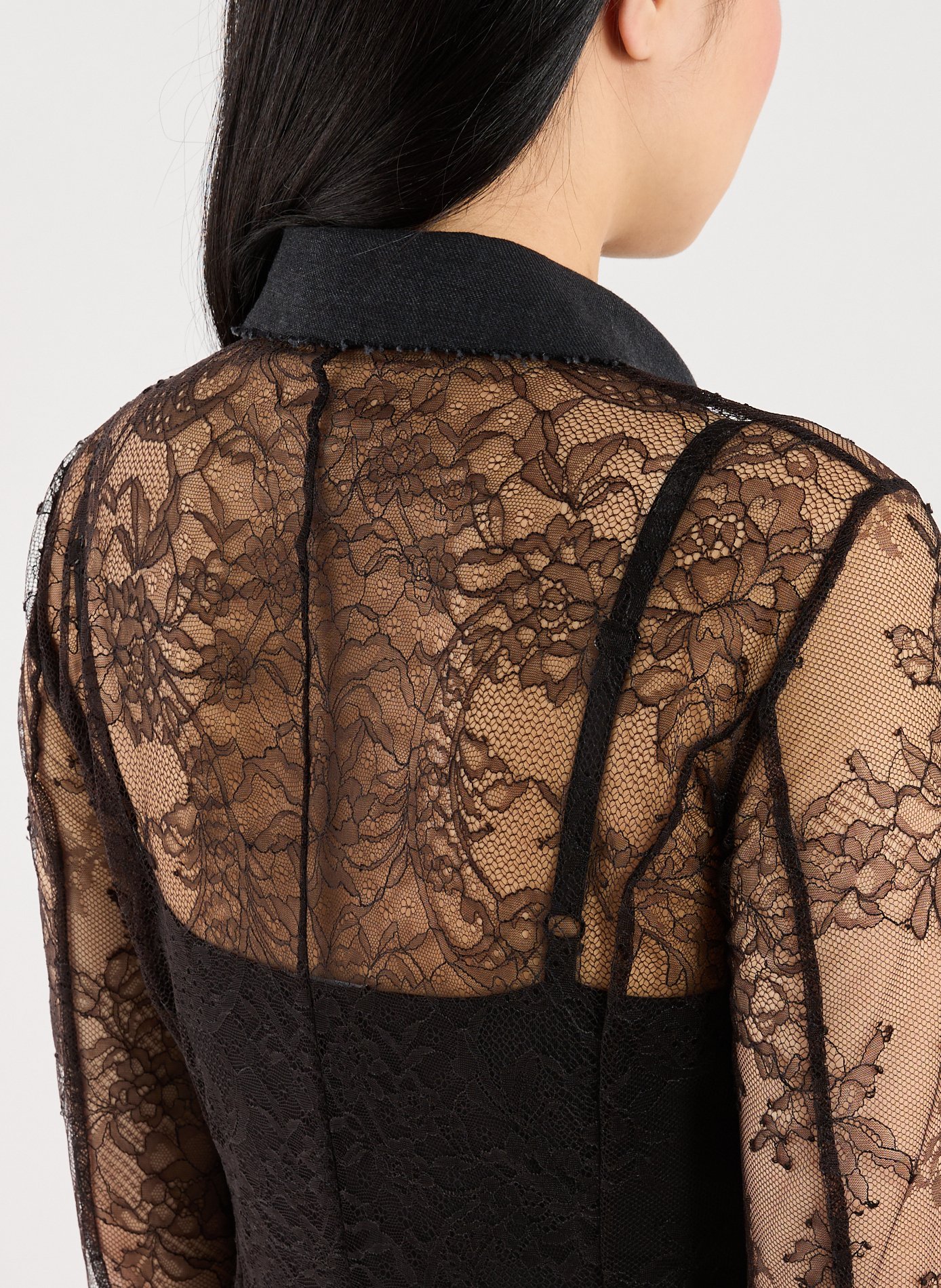 Body en dentelle  BLUMARINE Noir