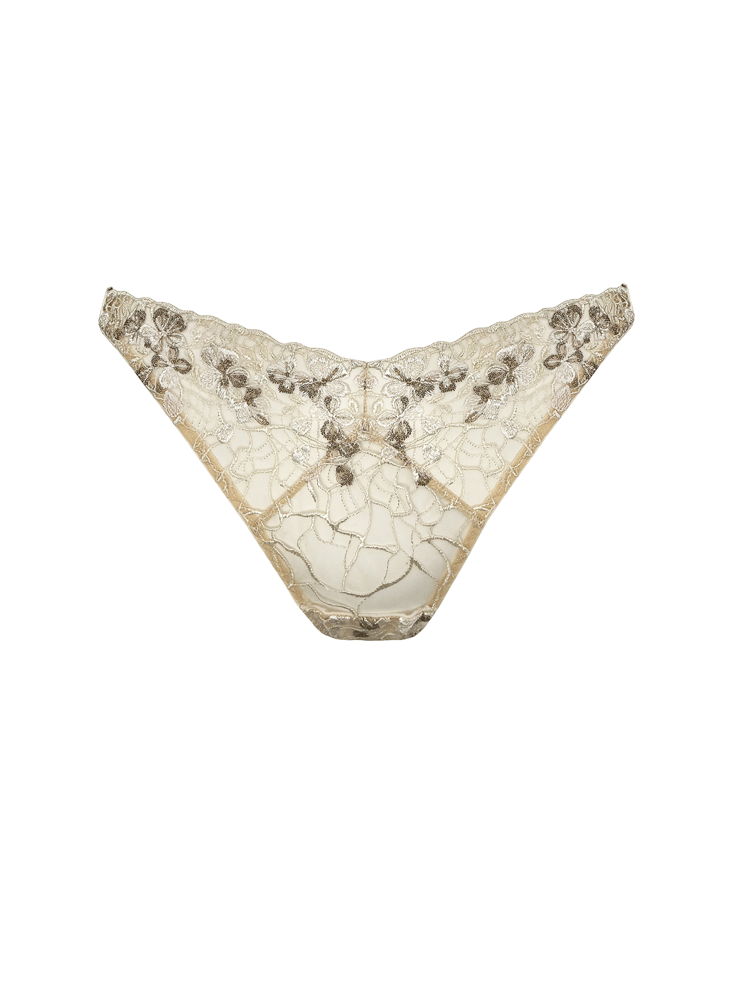 BORDELLE Amelia Lace and Embroidery Culottes White