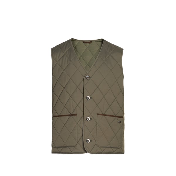 Hackett Blouson Sans Manches In Brown