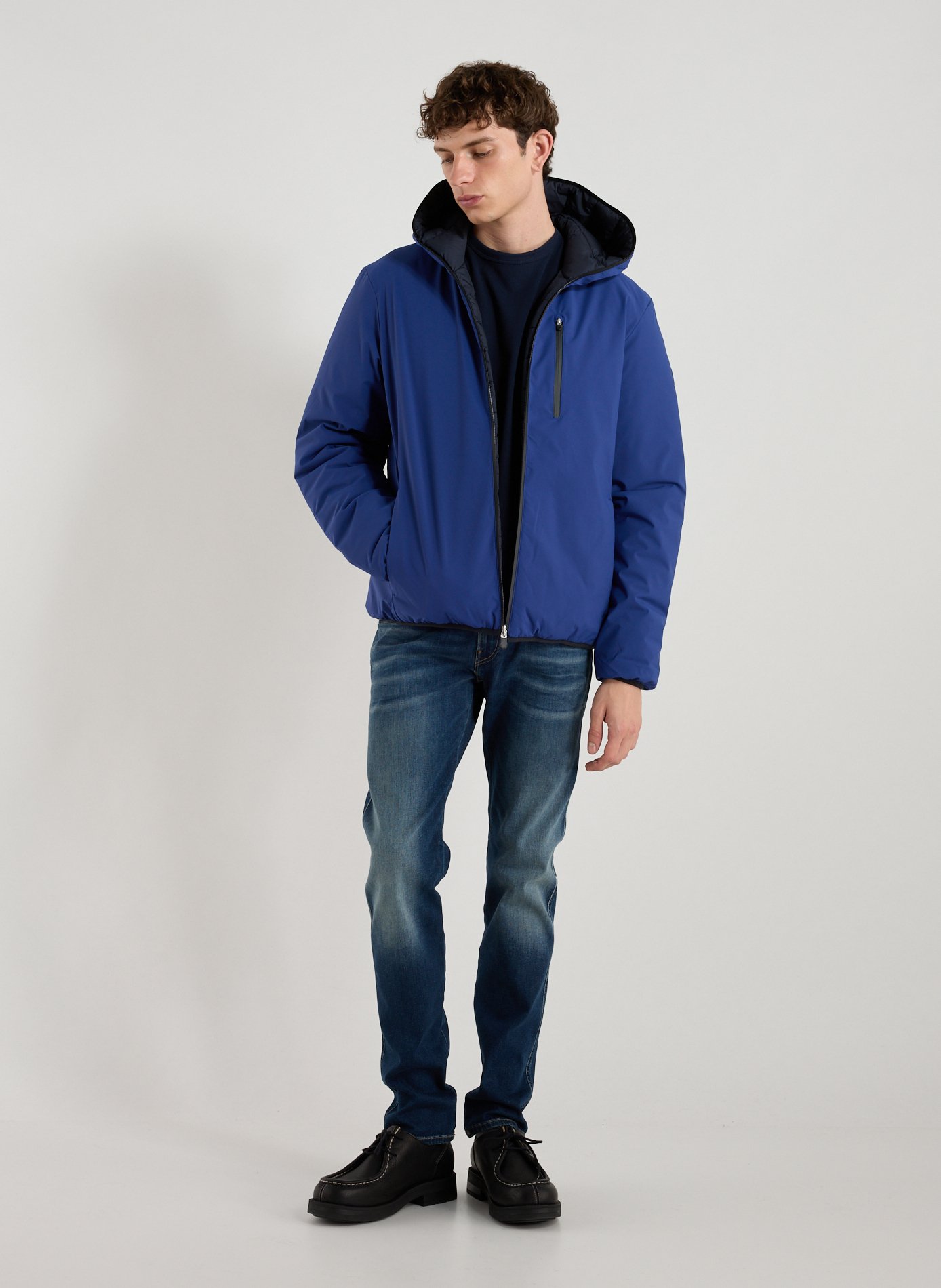 Doudoune ample à capuche  SAVE THE DUCK Bleu