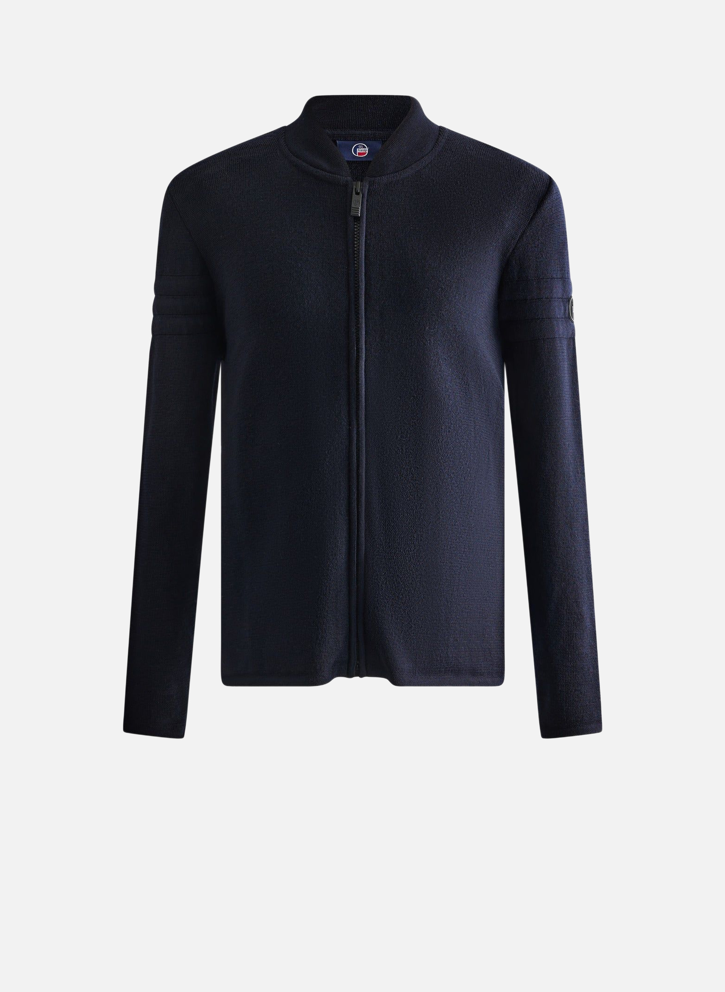 Gilet bastien col montant coupe regular Bleu