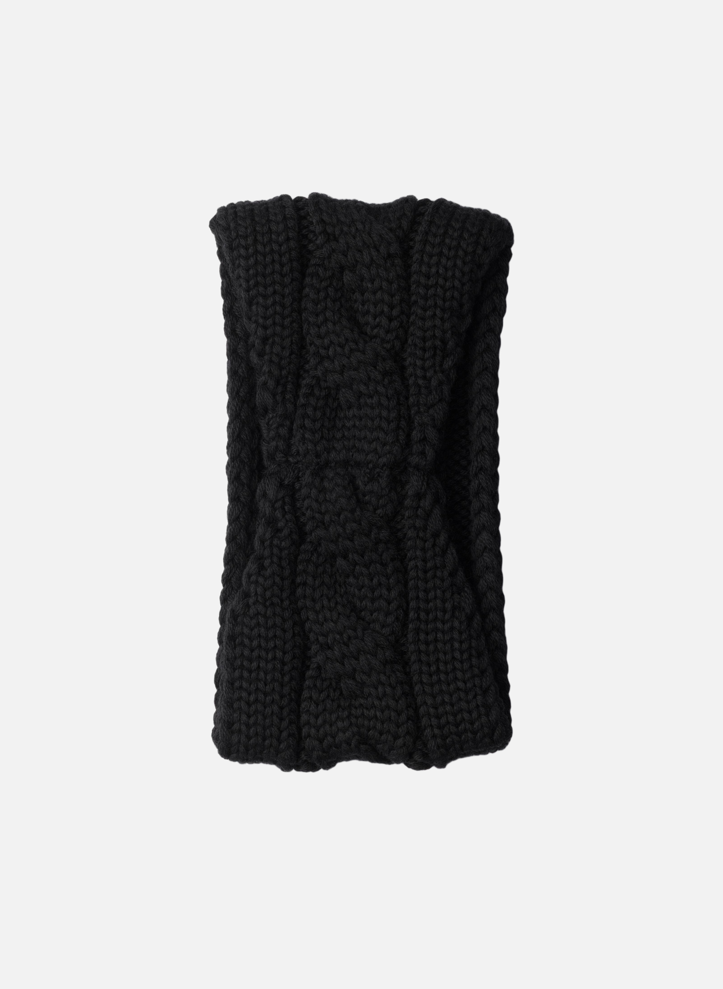 Bandeau en laine PRADA Noir