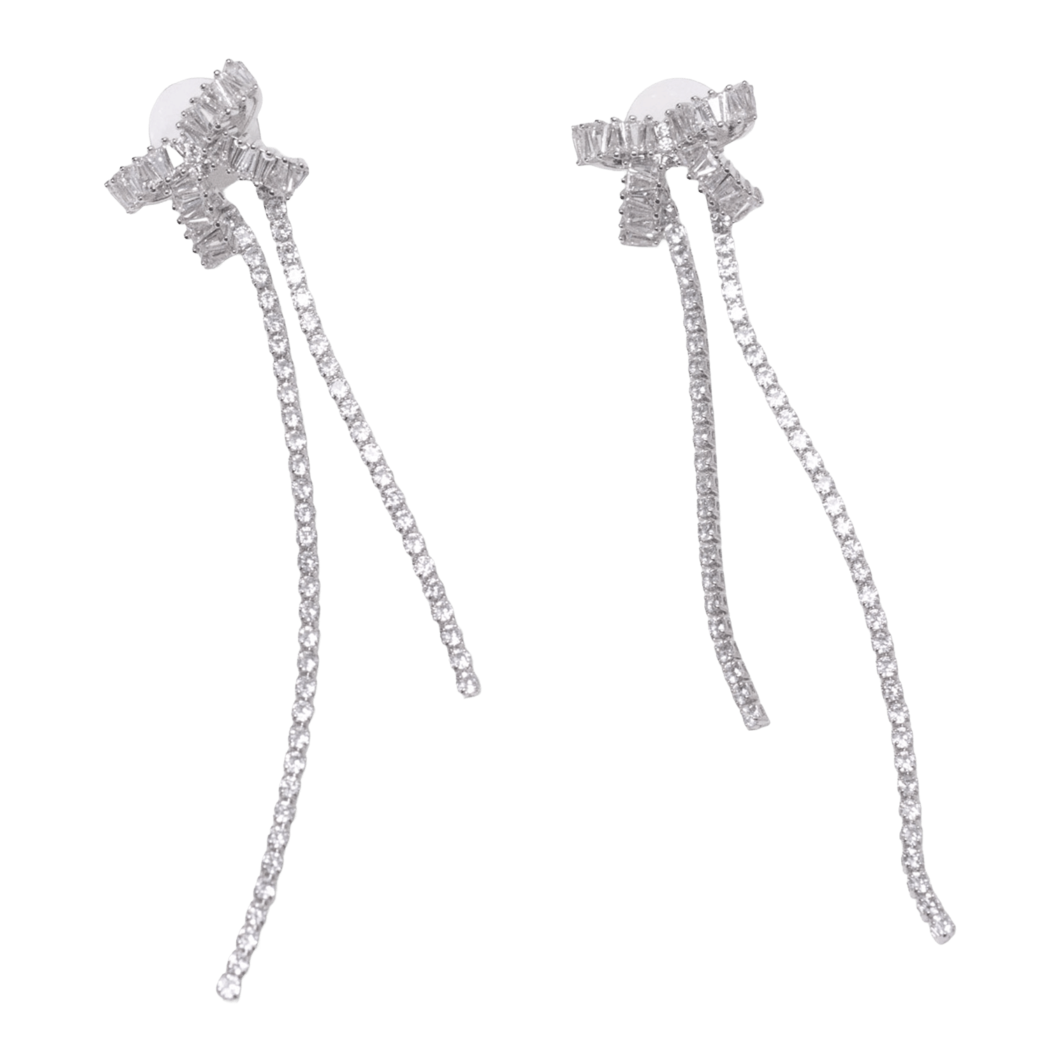 Boucles d'oreilles nœud MAJE Argent
