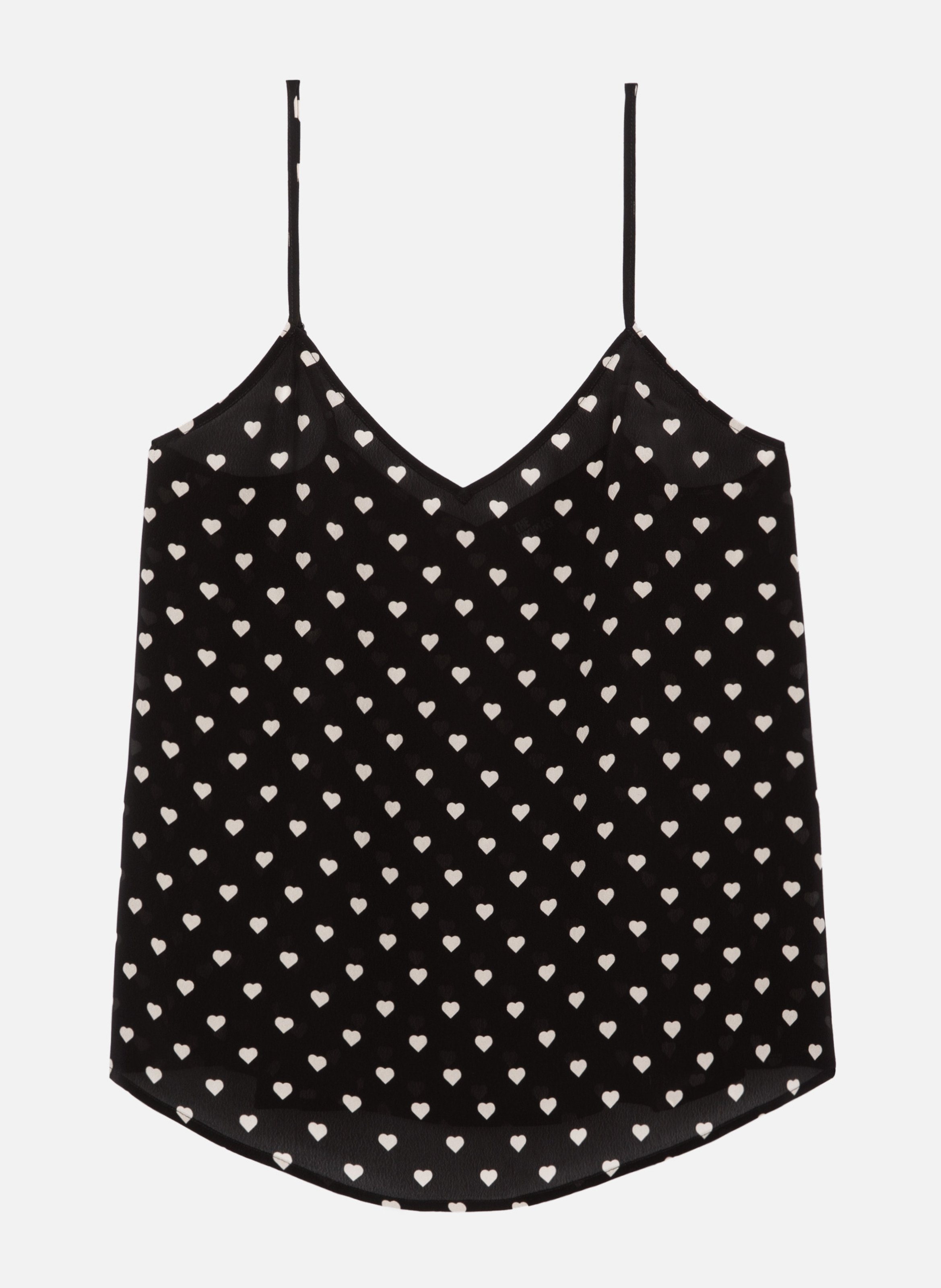 Caraco imprimé cœurs THE KOOPLES Noir