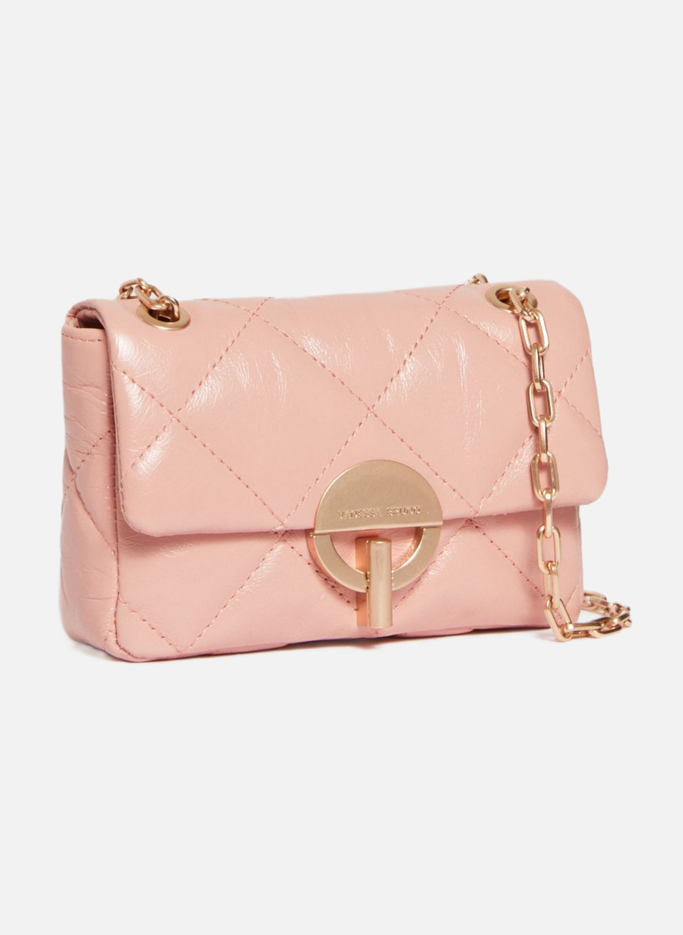 Petit sac moon en cuir VANESSA BRUNO Rose