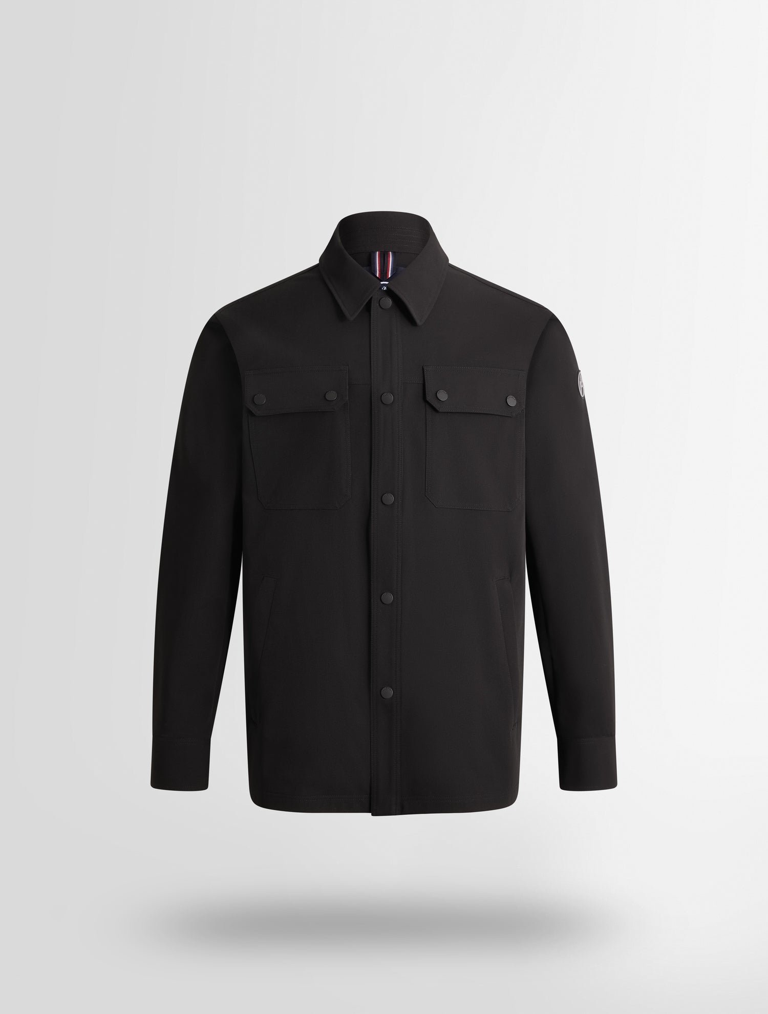 Veste solandroz col chemise coupe regular FUSALP Noir