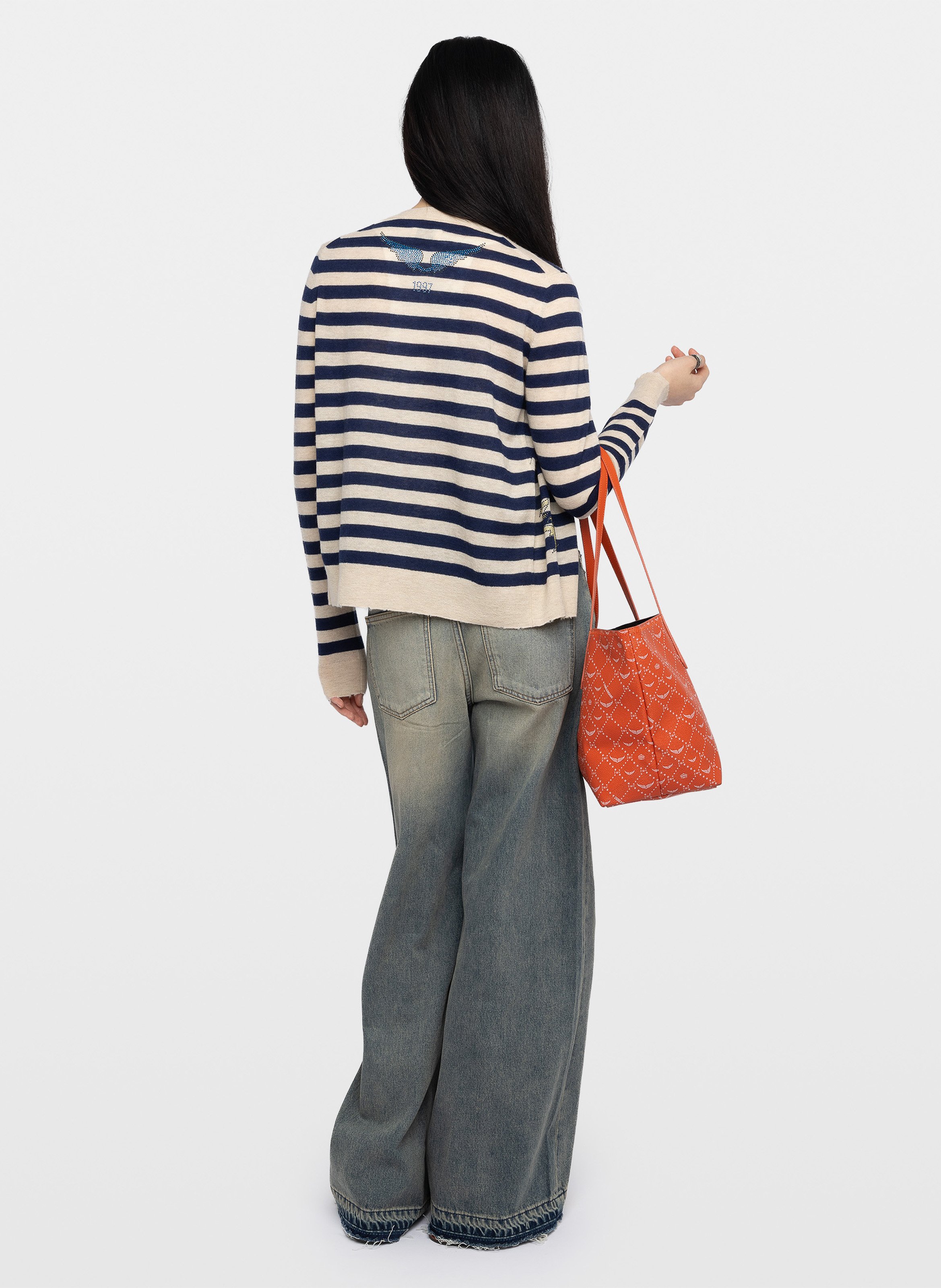 Cardigan droit en cachemire missya ZADIG&VOLTAIRE Bleu