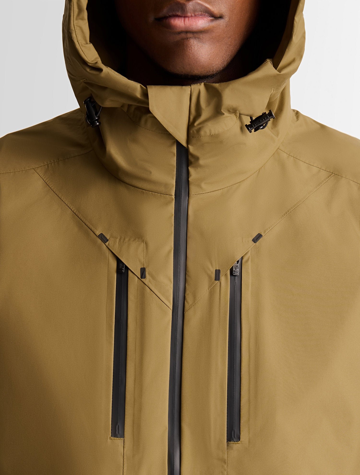 Veste brivor col capuche coupe regular FUSALP Beige