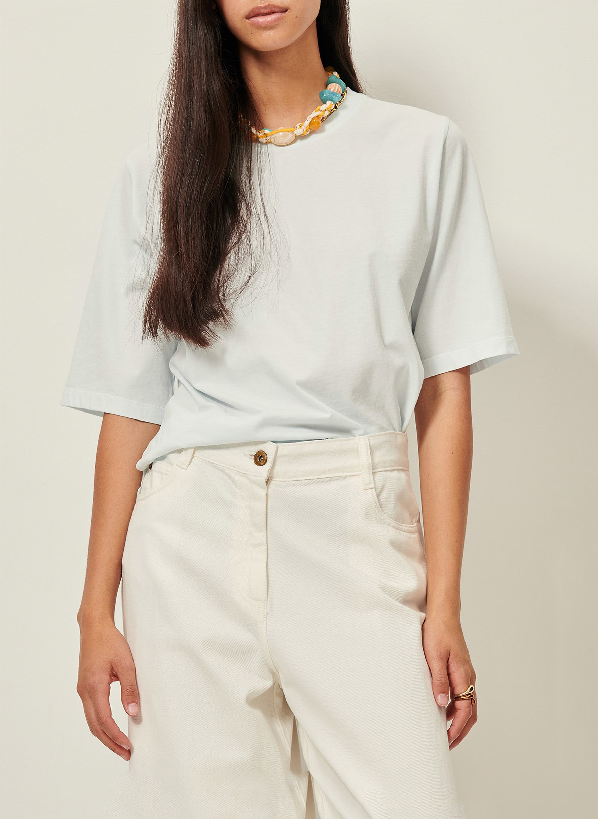 Tee-shirt oversize en coton sergio SESSUN Bleu
