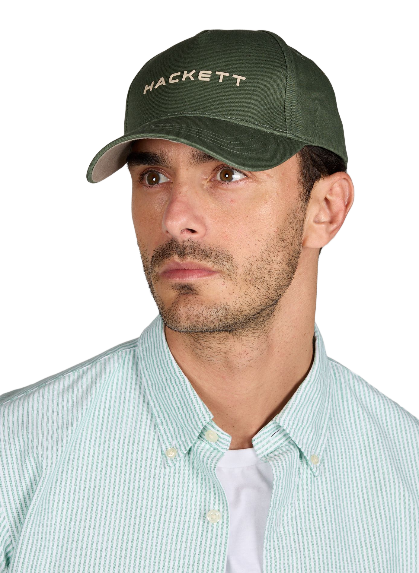 Casquette à logo en coton HACKETT Vert