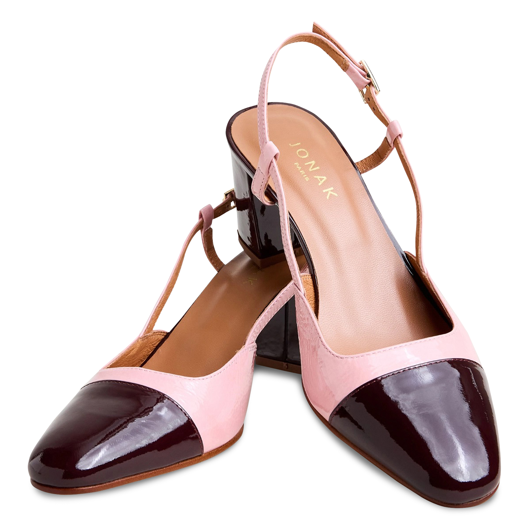 Babies en cuir dhapop JONAK Rose