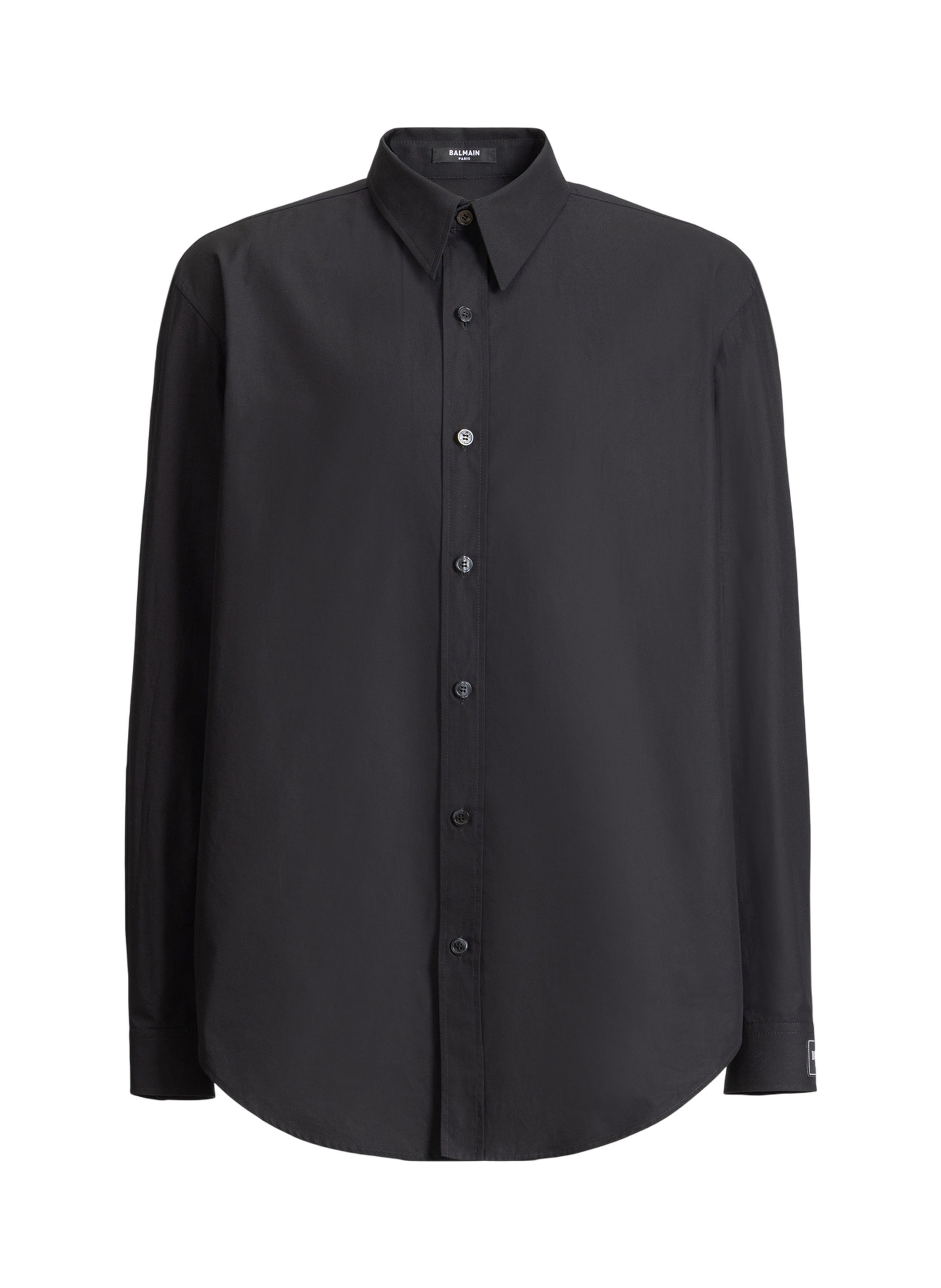 Chemise balmain paris en popeline de coton BALMAIN Noir