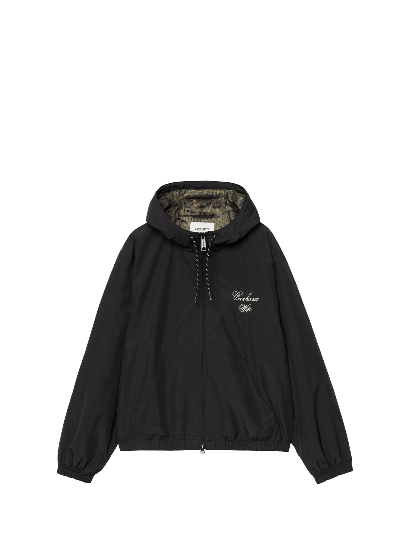 Hoodie met geborduurd logo - Travon CARHARTT WIP Zwart