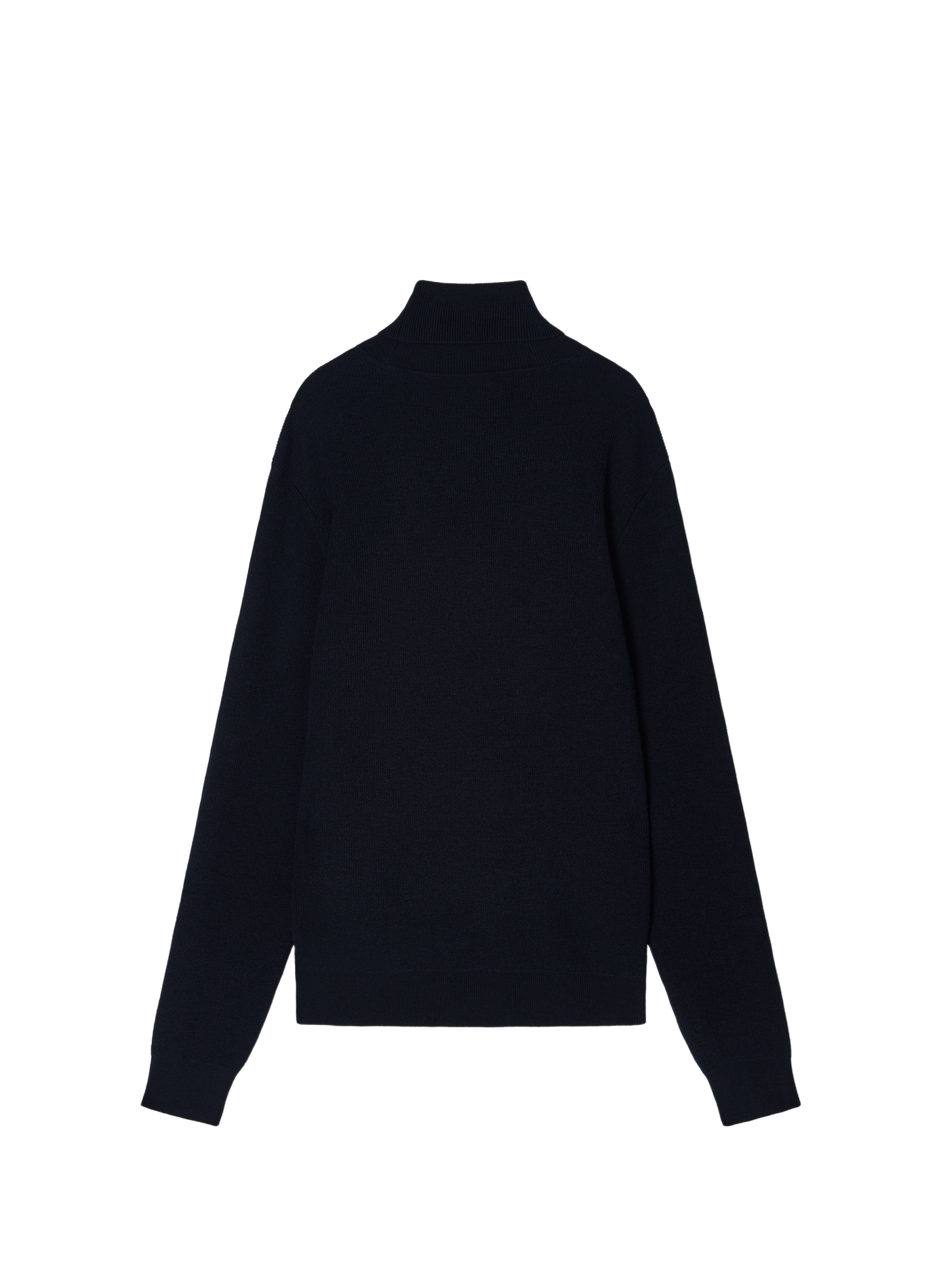 Pull col polo en laine EMPORIO ARMANI Bleu