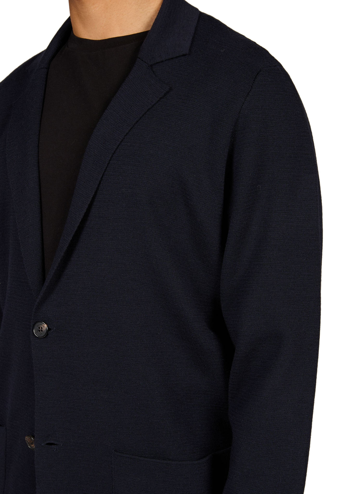 V-neck wool cardigan SLOWEAR Blue