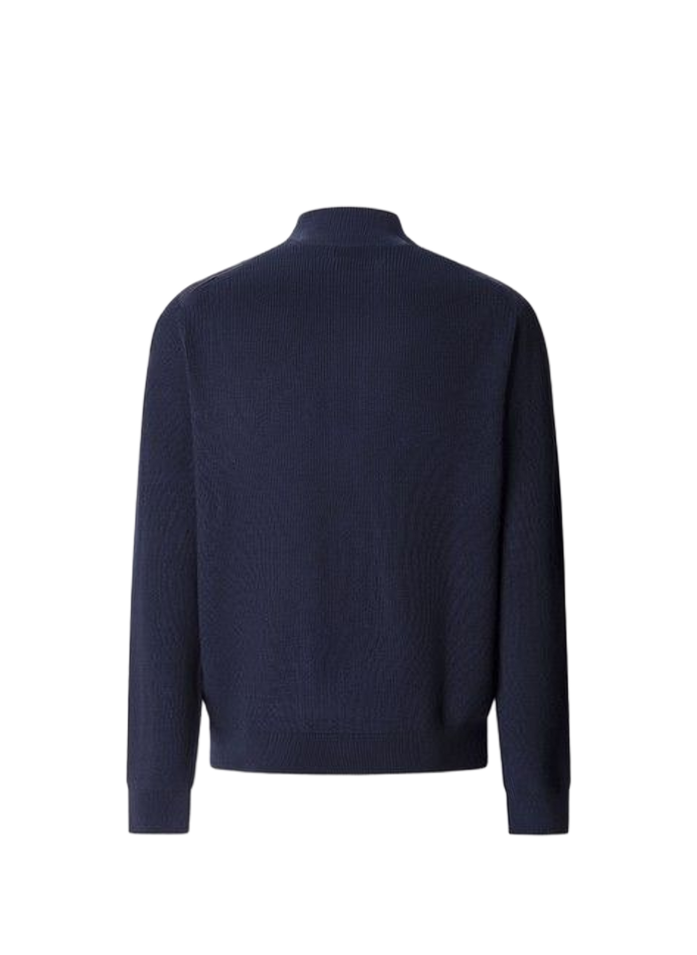 Straight jacket in cotton and linen HACKETT Blue