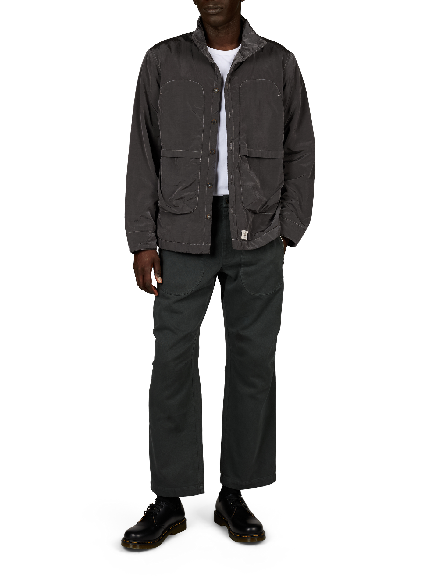 Straight cotton trousers  | Grey RANRA Men