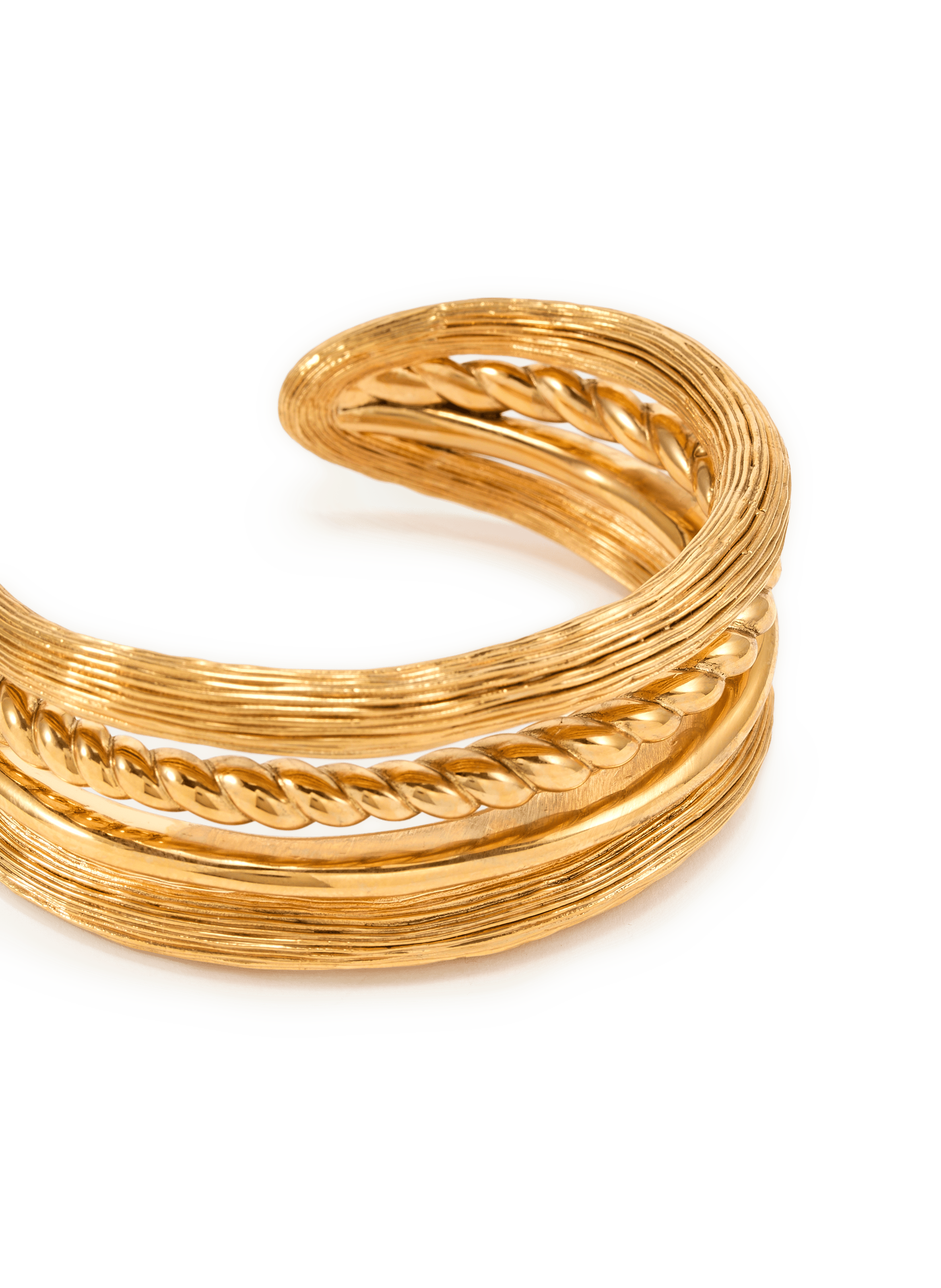 Letaba bangle cuff AURELIE BIDERMANN Golden