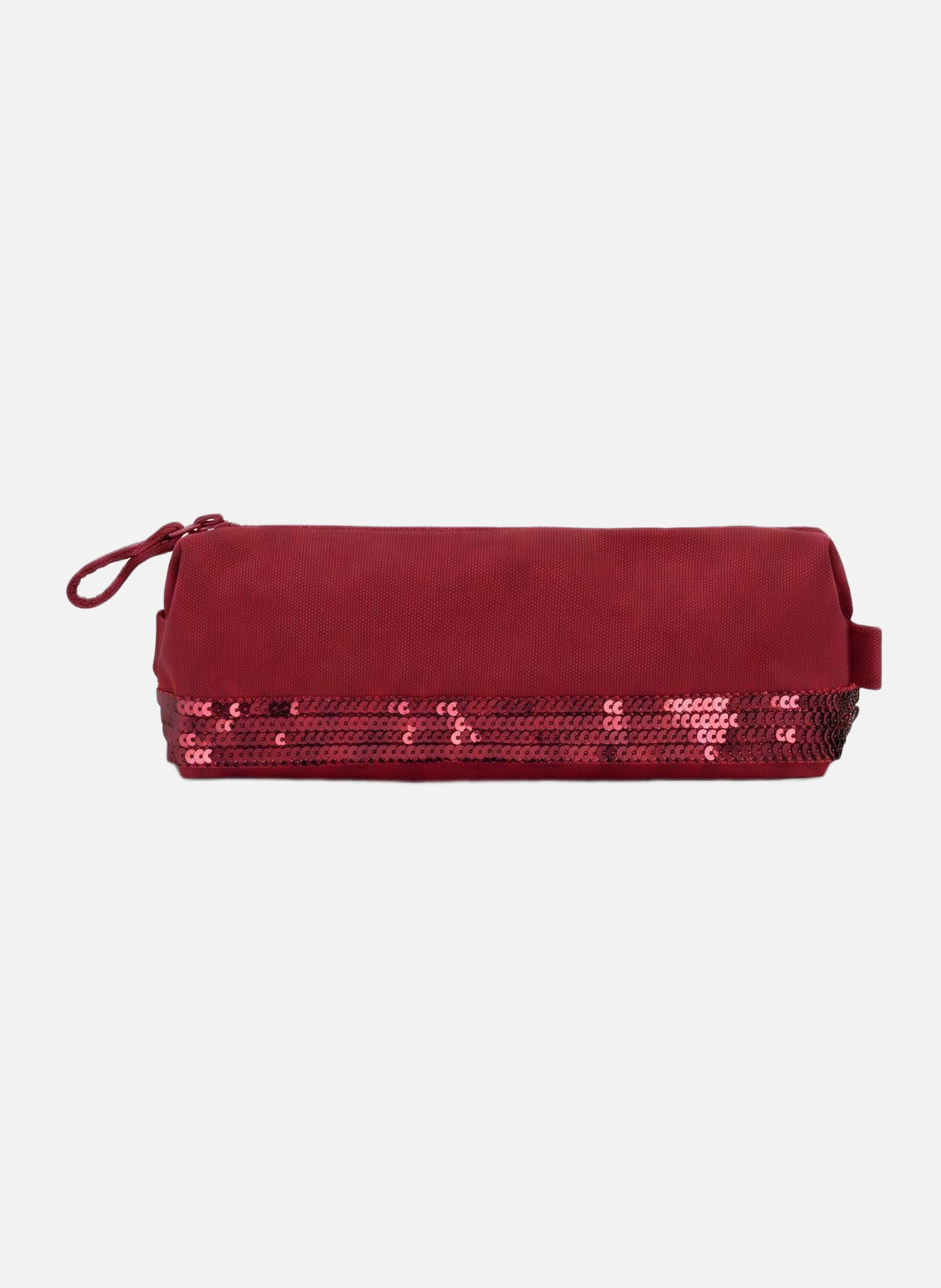 Trousse écolier en toile VANESSA BRUNO Rouge