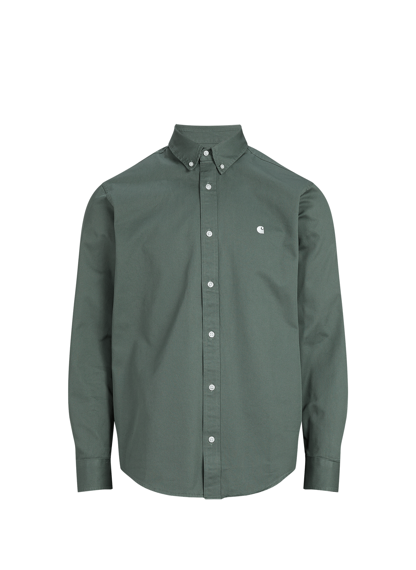 Chemise col américain en coton CARHARTT WIP Vert