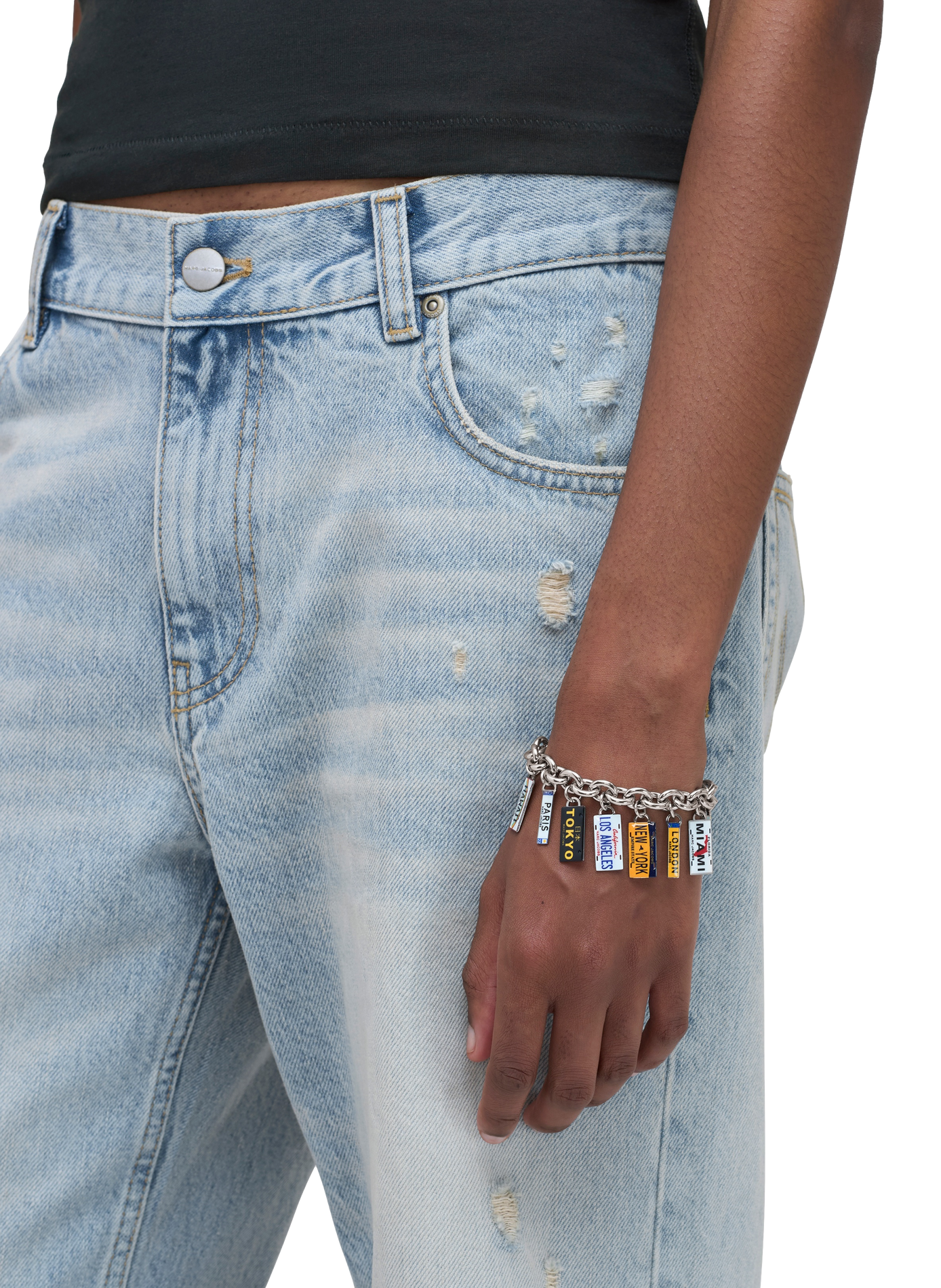 Bracelet charms The Cities License Plates MARC JACOBS Multicolore