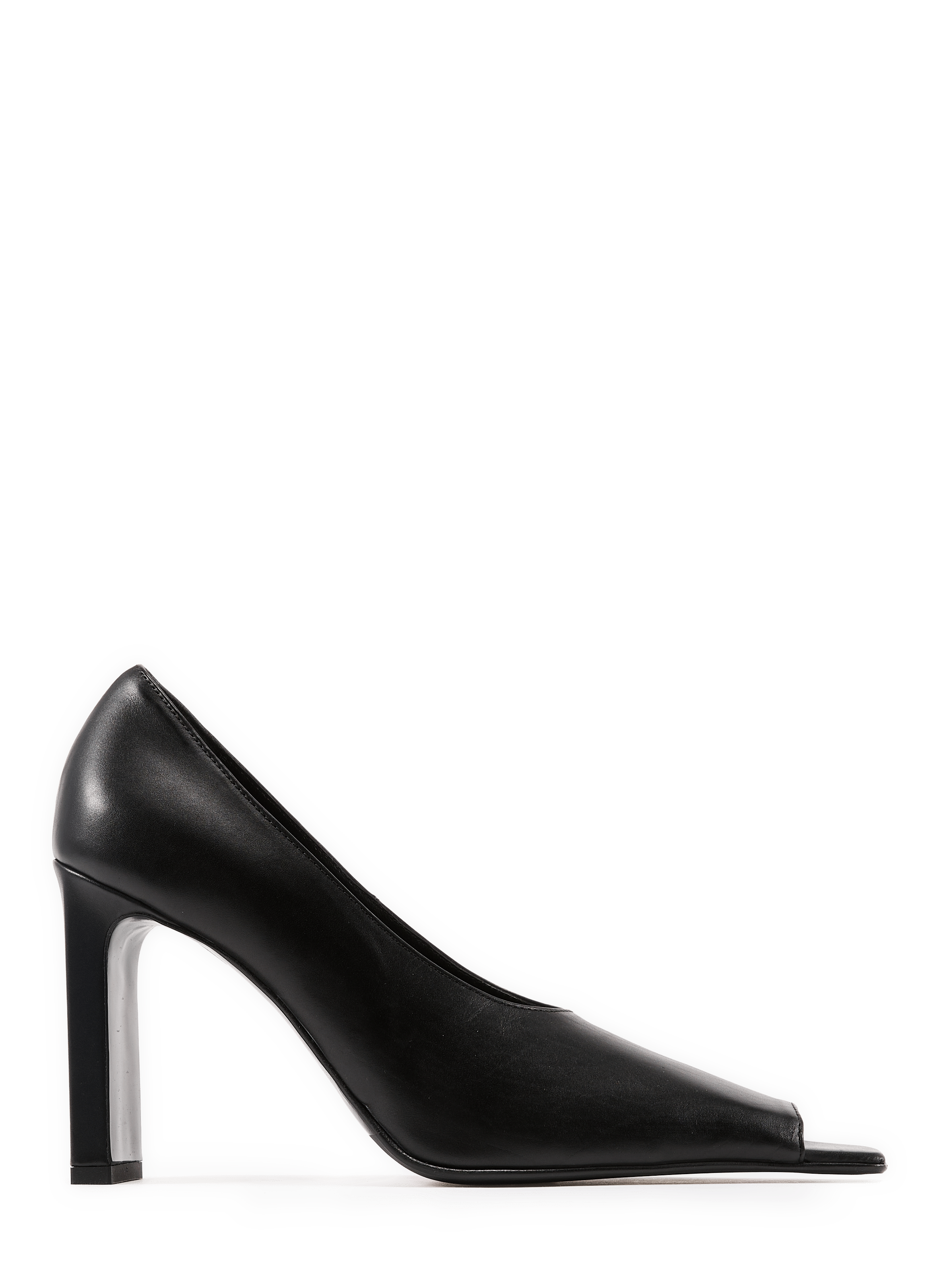 Escarpins ouverts Mica 95 en cuir HAGELSTAM Zwart