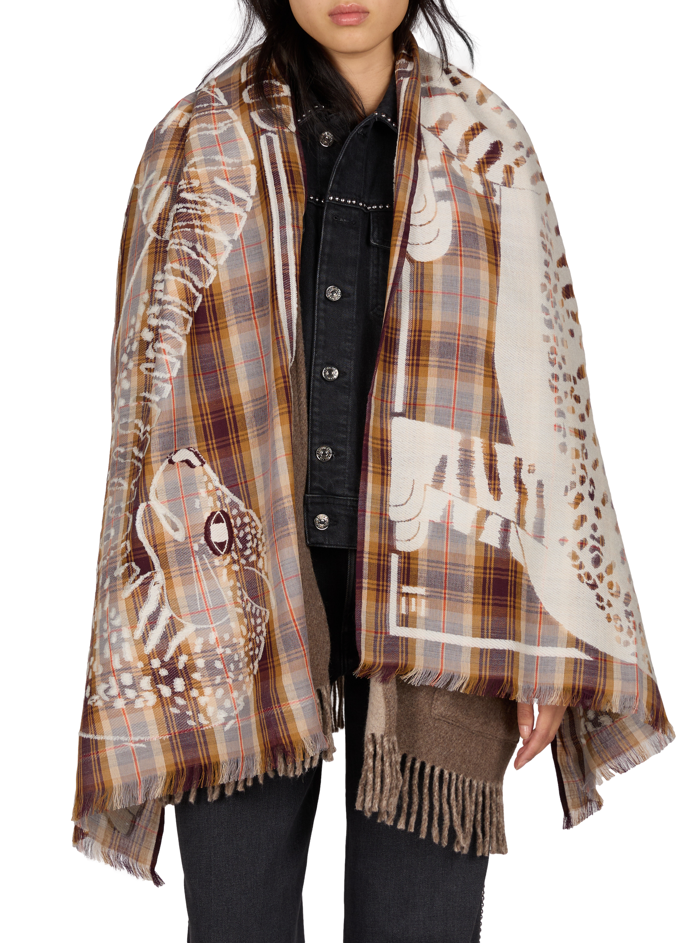 3D printed PANTEO scarf INOUI EDITIONS Beige