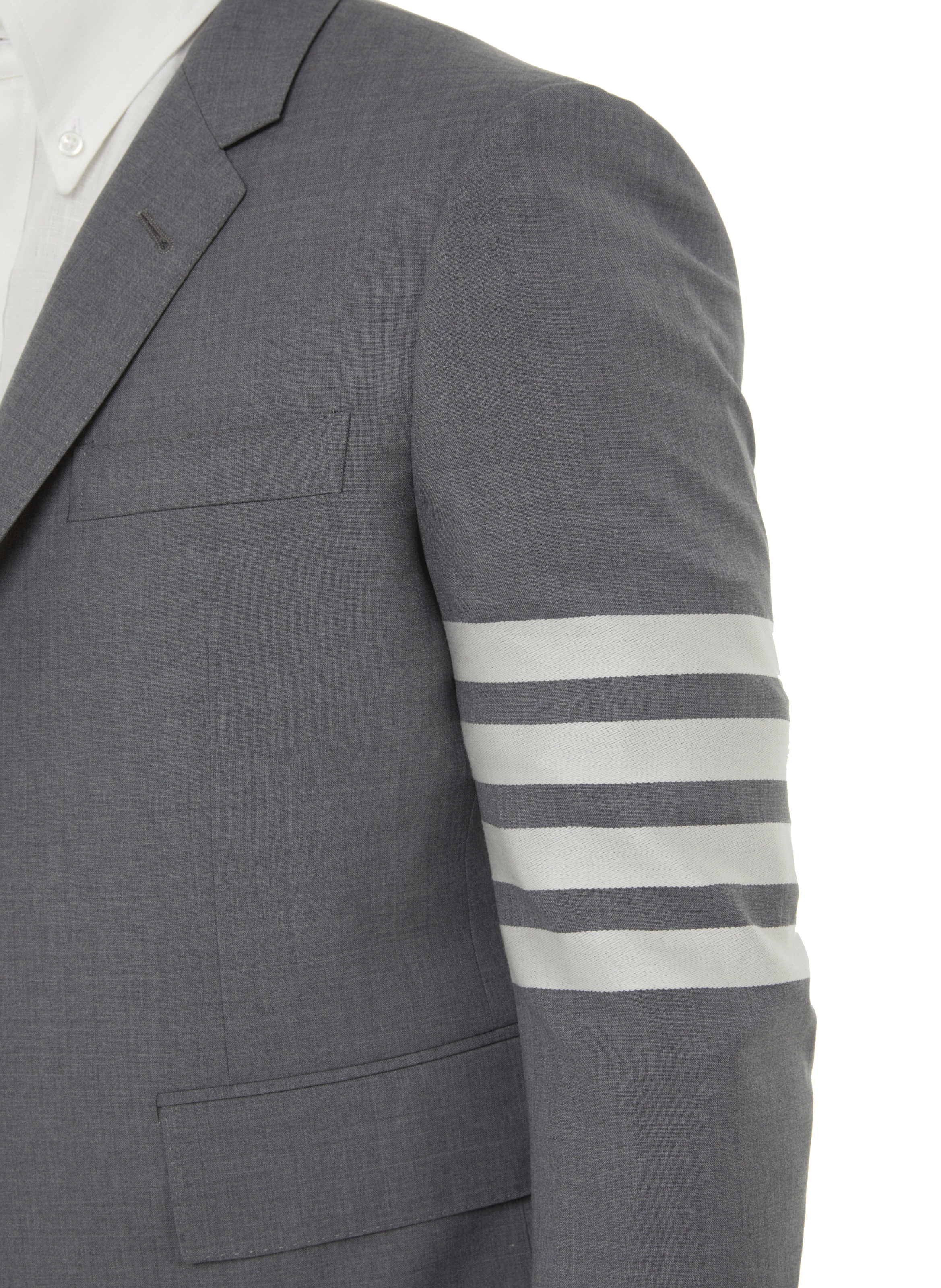 Wool blazer  THOM BROWNE Grey