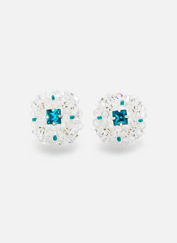 Boucles d'oreille en perles KISSES X Boucles d'oreille en perles KISSES X