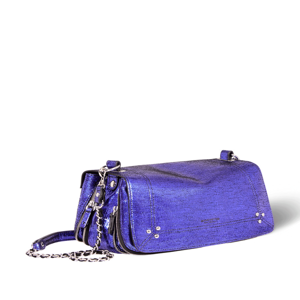 Jérôme Dreyfuss Bobi Leather Handbag In Blue