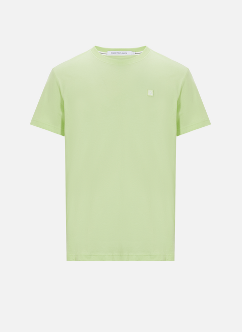 Green cotton T-shirtCALVIN KLEIN 