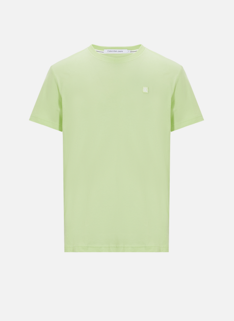 Grünes Baumwoll-T-ShirtCALVIN KLEIN 