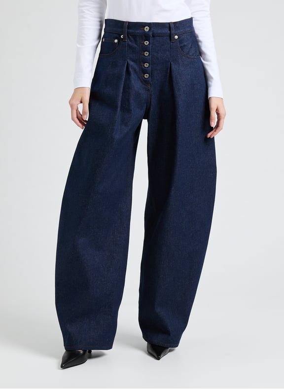 Jean Le de-Nîmes Ovalo Bleu by JACQUEMUS JACQUEMUS Jean Le de-Nîmes Ovalo Bleu