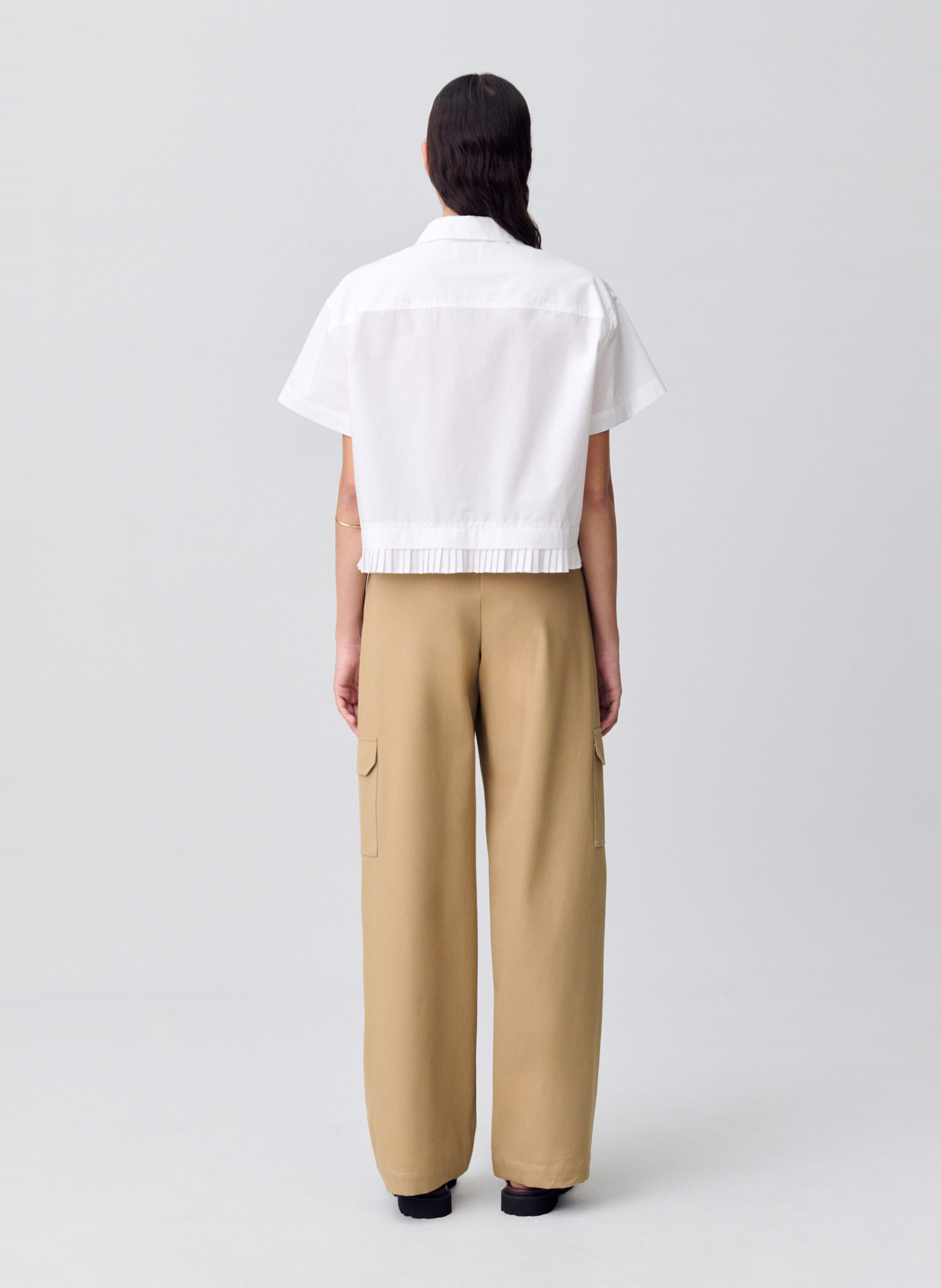 Top droit en coton CLAUDIE PIERLOT Blanc