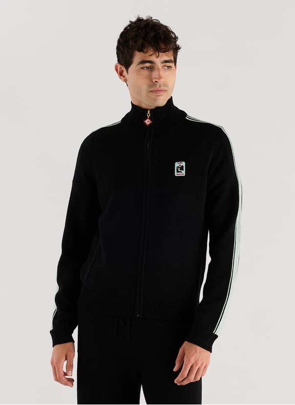 Zip-up hoodie Black by CASABLANCA PARIS CASABLANCA PARIS Zip-up hoodie Black